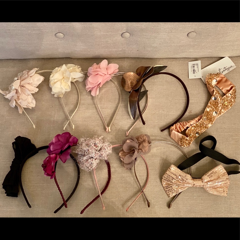 Set of 10 headbands